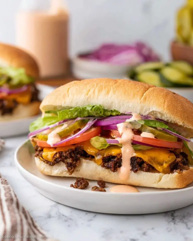 Cheeseburger Subs Recipe