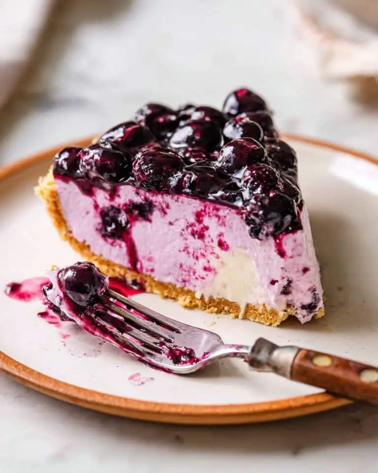 Wild Blueberry Yogurt Pie Recipe