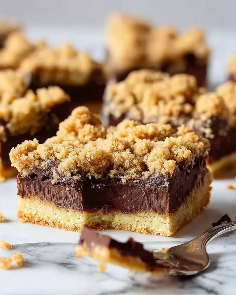 Chocolate Oatmeal Crumble Bars Recipe