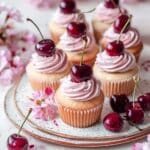 Cherry Cupcakes with Cherry Compote and Cherry Buttercream Recipe