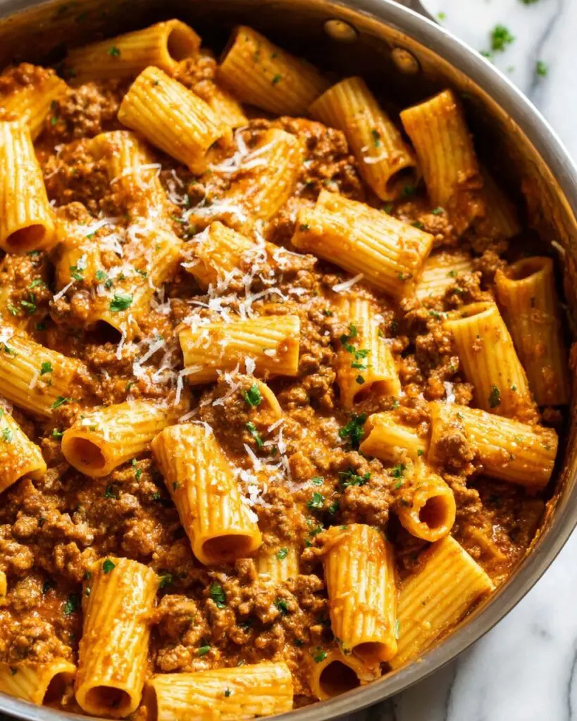 Creamy Beef Pasta Recipe