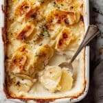 Cheesy Scalloped Potatoes with Camembert and Gruyère Recipe
