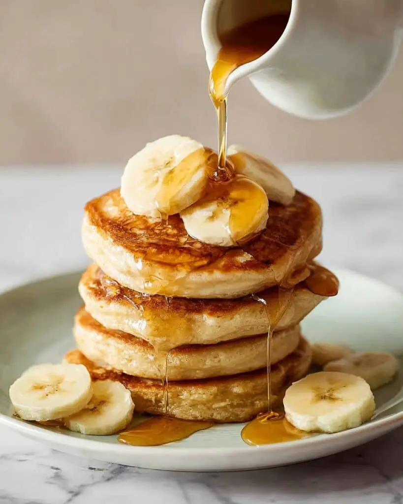 Easy Fluffy Banana Pancakes Recipe