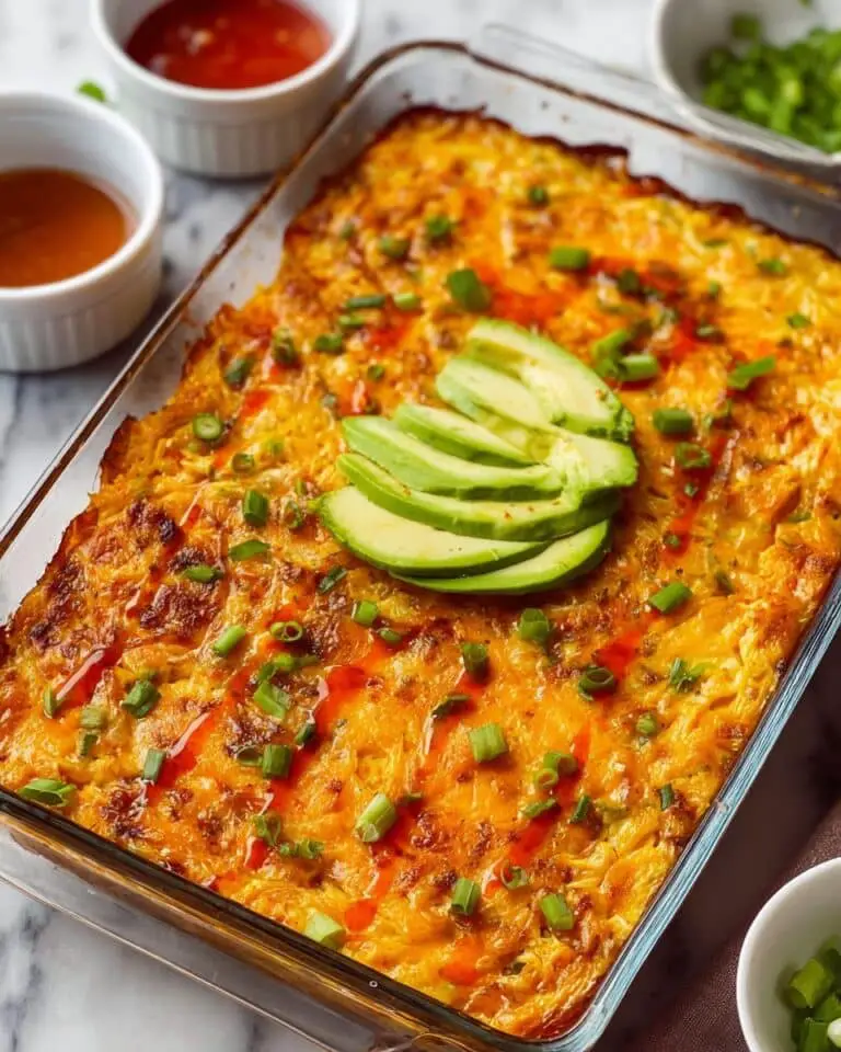 Buffalo Chicken Breakfast Casserole Recipe