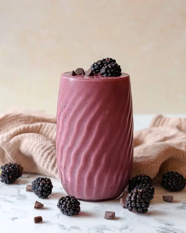 Chocolate Blackberry Smoothie Recipe
