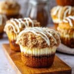 Carrot Cake Muffins with Cream Cheese Filling and Glaze Recipe