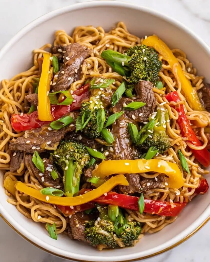 Beef and Ramen Noodles Bake Recipe