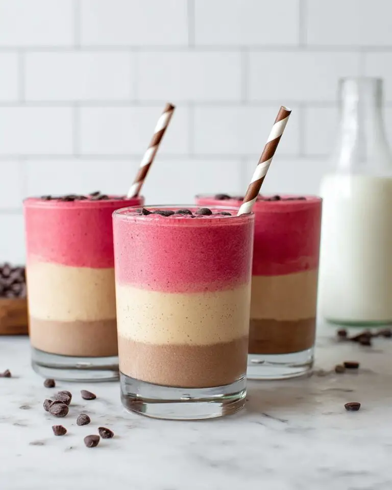 3-Layer Fruit Smoothie Recipe