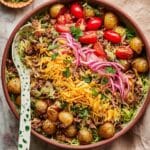 Loaded Crispy Potato Turkey Taco Bowls Recipe