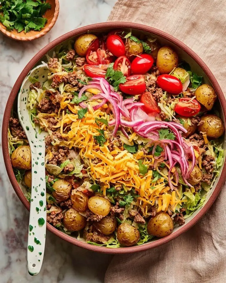 Loaded Crispy Potato Turkey Taco Bowls Recipe