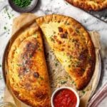 Homemade Calzones with Ricotta and Toppings Recipe