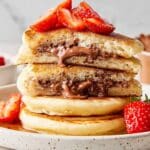 Nutella Stuffed Pancakes Recipe