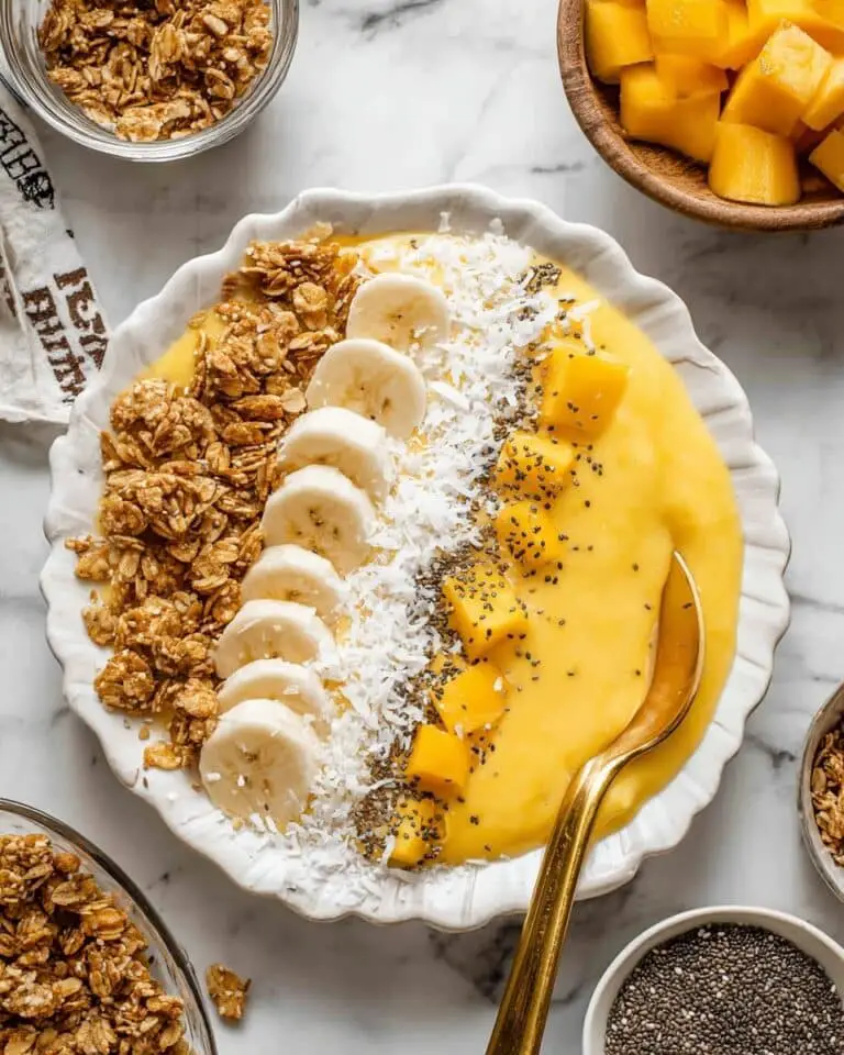 Pineapple Tropical Smoothie Bowl Recipe