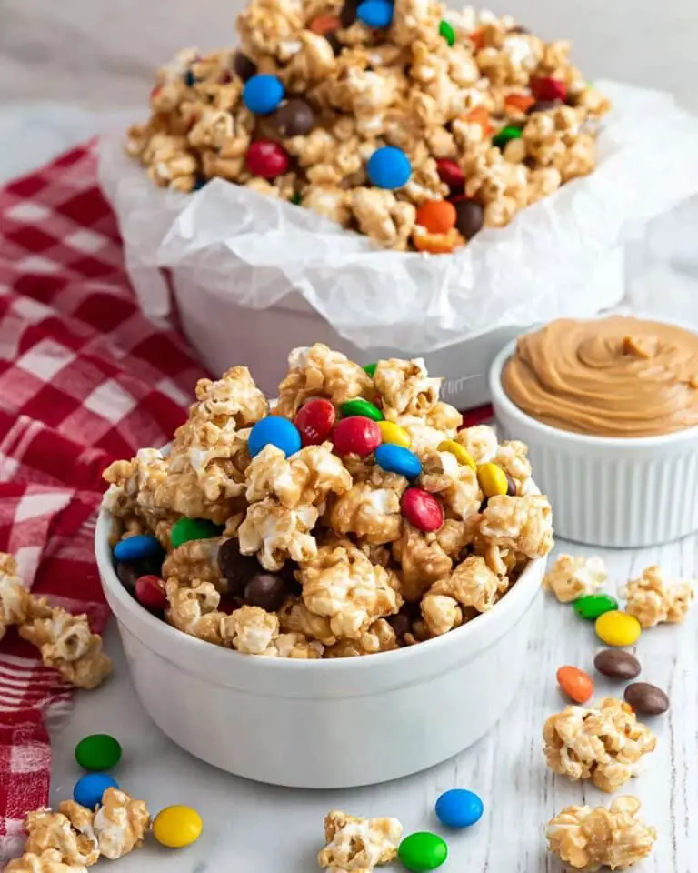 Peanut Butter Caramel Corn Recipe