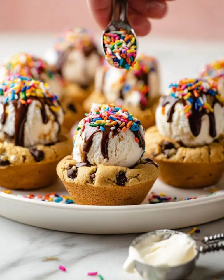 Chocolate Chip Cookie Ice Cream Cups Recipe