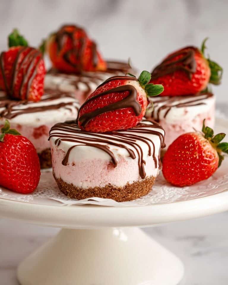 No Bake Strawberry Cheesecake Cups Recipe