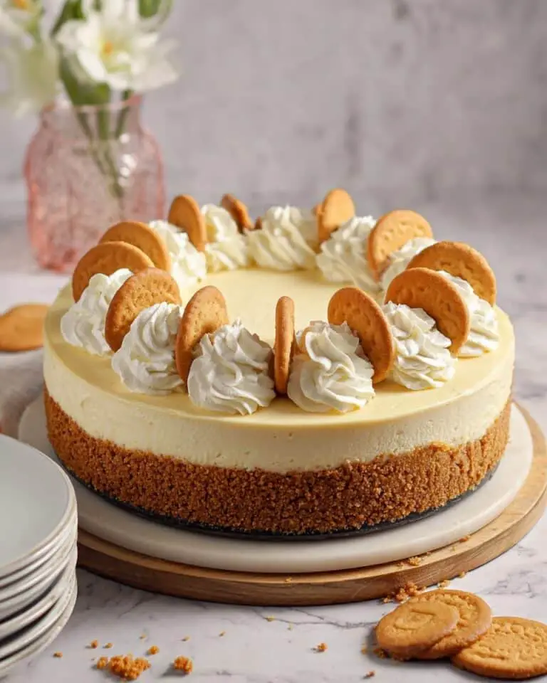 No Bake Banana Pudding Cheesecake Recipe