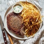 Steak Frites with Truffle Aioli Recipe