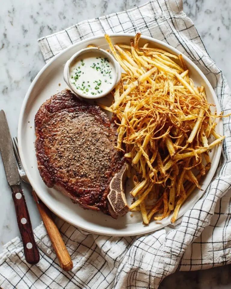 Steak Frites with Truffle Aioli Recipe