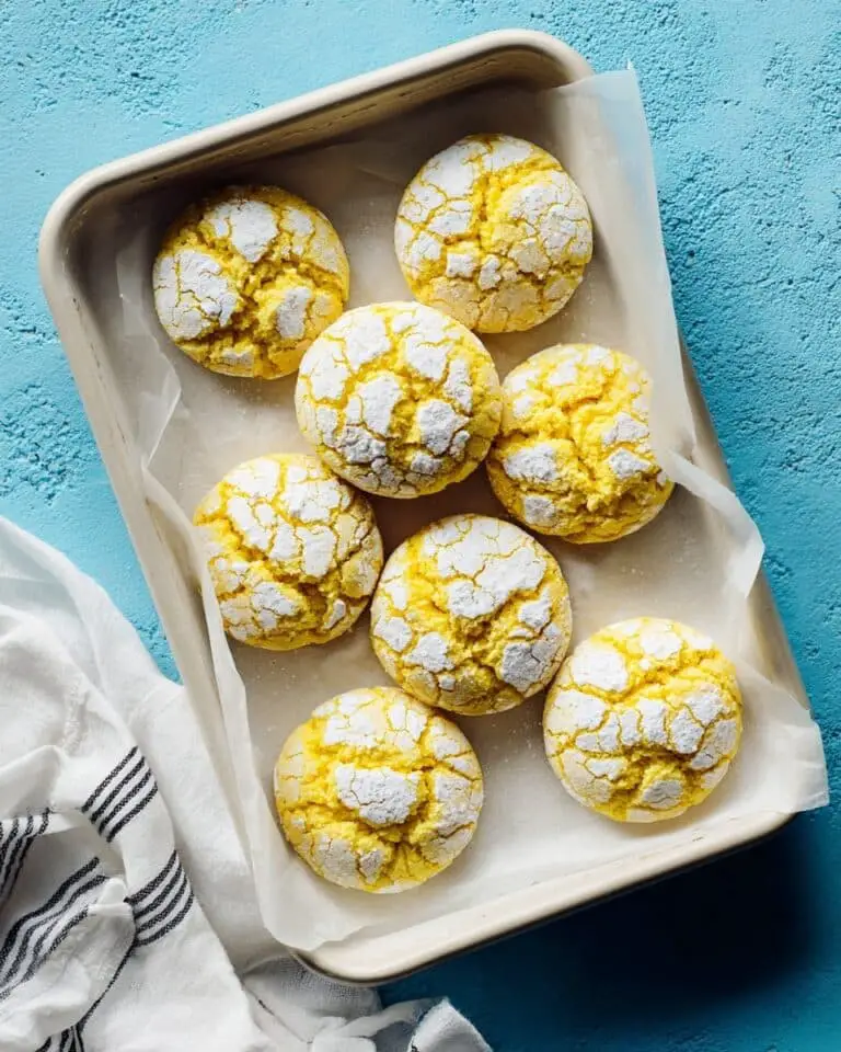 Lemon Crinkle Cookies Recipe