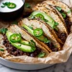 Oven-Baked Crispy Black Bean Tacos Recipe