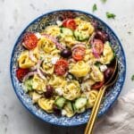 15-Minute Greek Tortellini Pasta Salad Recipe