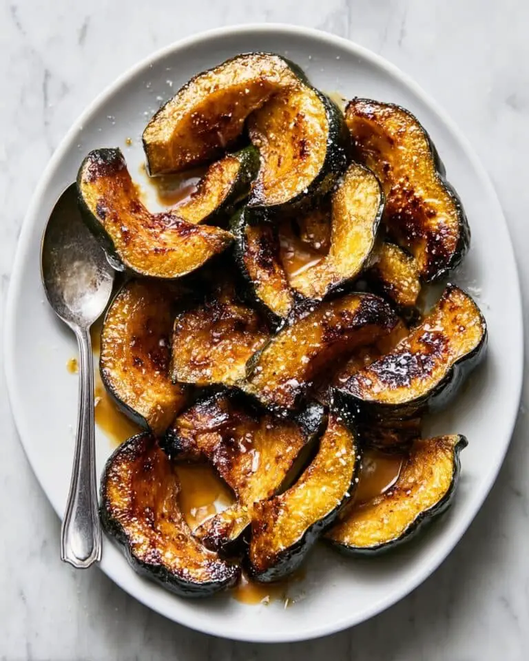 Spiced Roasted Acorn Squash with Brown Sugar and Butter Recipe
