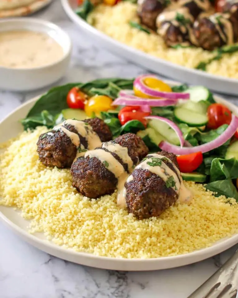 Baked Middle Eastern Kafta Skewers Recipe