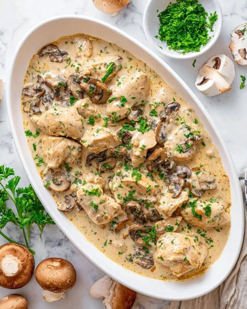 Creamy Chicken and Mushroom Soup Recipe