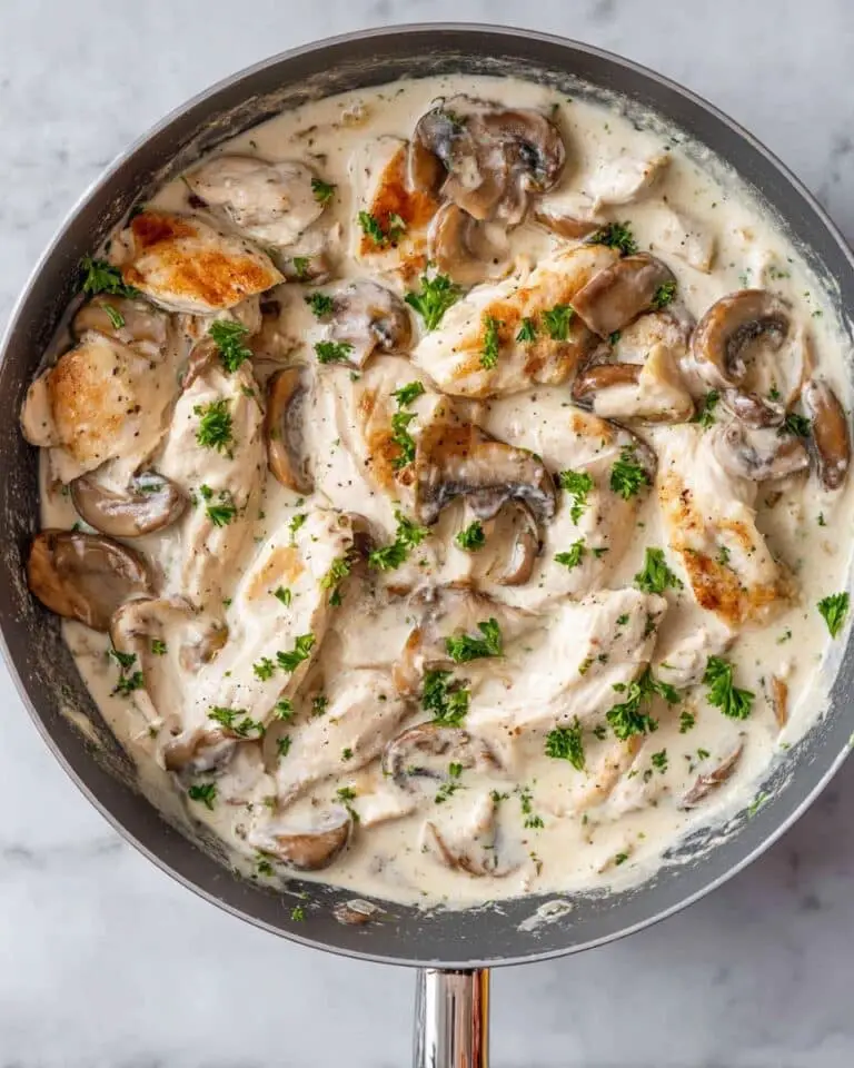 Creamy Chicken in Mushroom Sauce Recipe