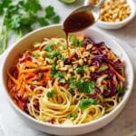 Asian Noodle Salad with Ginger-Sesame Dressing Recipe