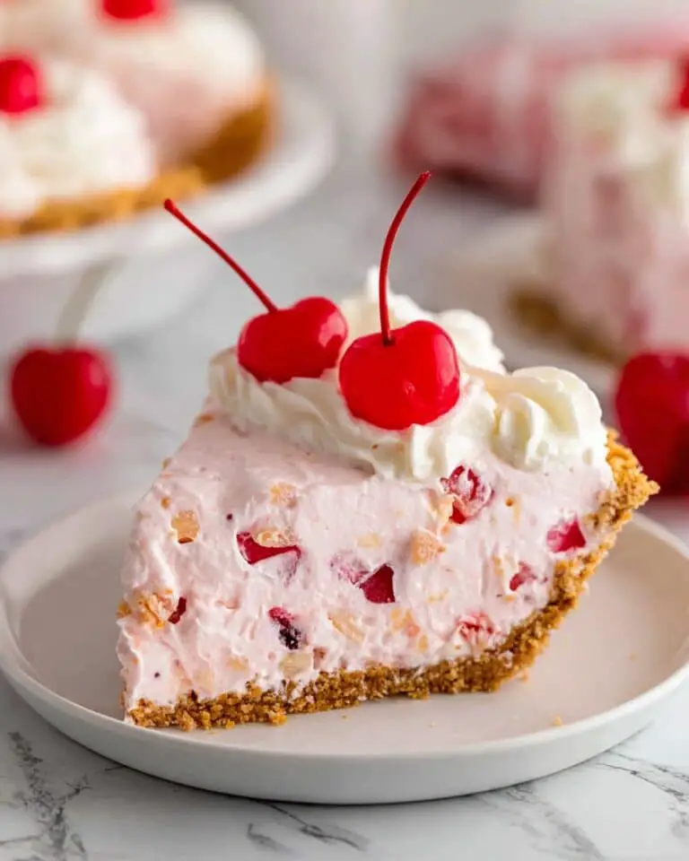 Millionaire Pie (No Bake Tropical Dessert) Recipe