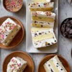 Vanilla Ice Cream and Pound Cake Layered Dessert Recipe