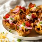 Wonton Taco Cups Recipe