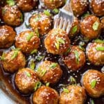 Sticky Asian Meatballs with Sweet and Savory Sauce Recipe