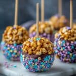 Chocolate Caramel Popcorn Balls Recipe