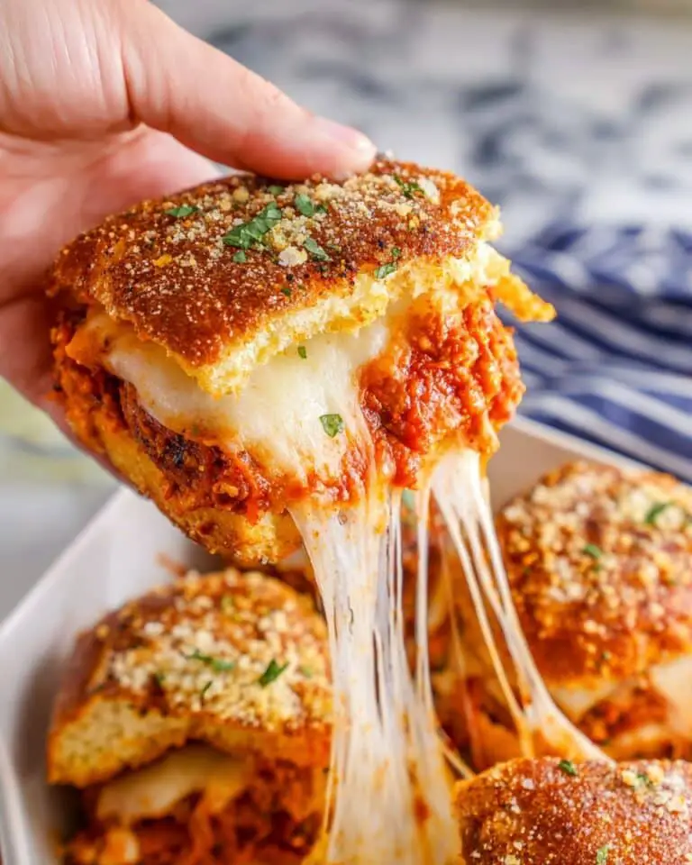 Chicken Parmesan Sliders Recipe