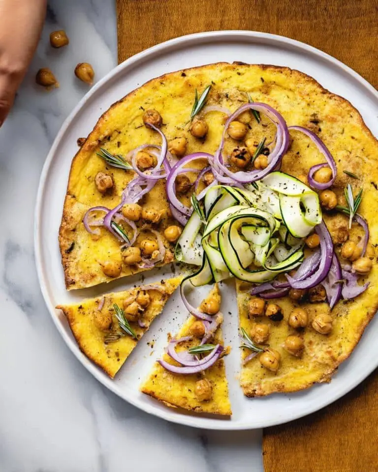 Farinata Italian Chickpea Pancake Recipe