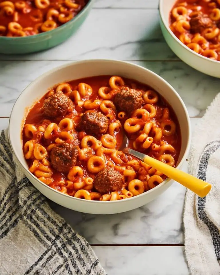 Homemade SpaghettiOs with Meatballs Recipe
