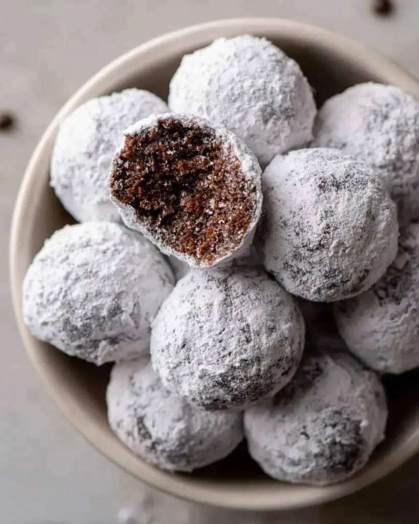 Chocolate Snow Ball Cookies Recipe