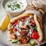 Crockpot Greek Chicken Gyros Recipe