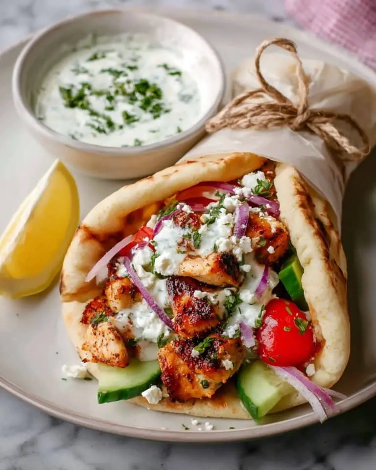 Crockpot Greek Chicken Gyros Recipe