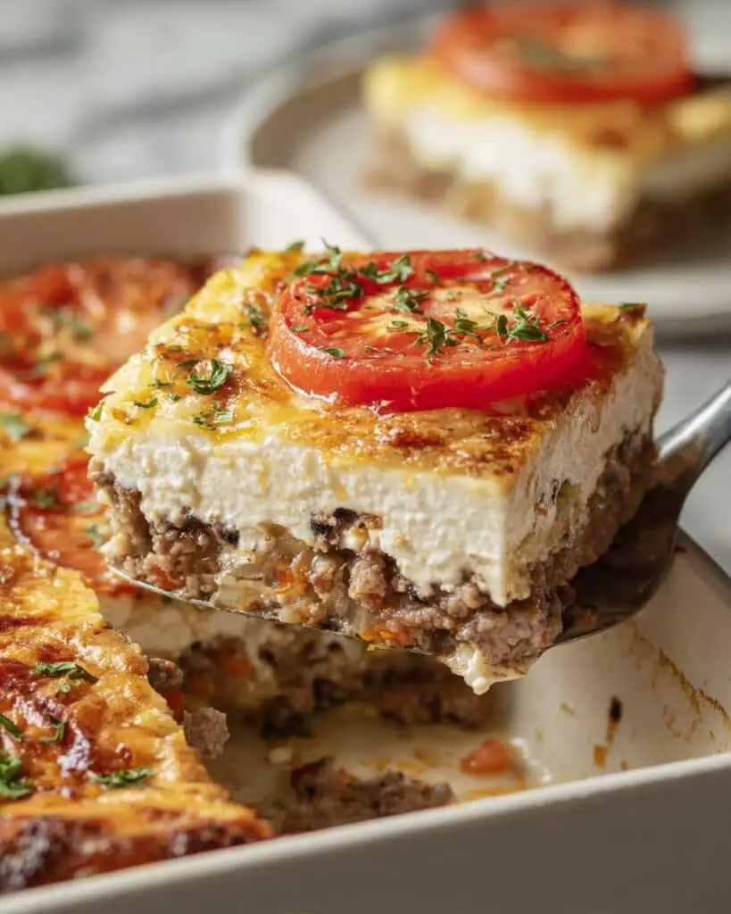 Turkey Sausage, Tomato and Goat Cheese Breakfast Casserole Recipe