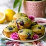 Lemon Berry Cornmeal Muffins Recipe