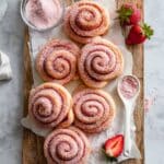 Strawberry Donut Rolls Recipe