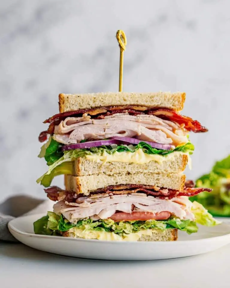 Turkey Avocado Sandwich with Sliced Tomato and Herb Mayo Recipe