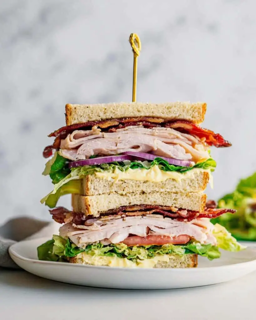 Turkey Avocado Sandwich with Sliced Tomato and Herb Mayo Recipe