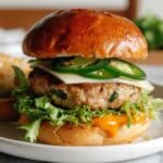 Jalapeño Pepper Jack Turkey Burgers Recipe