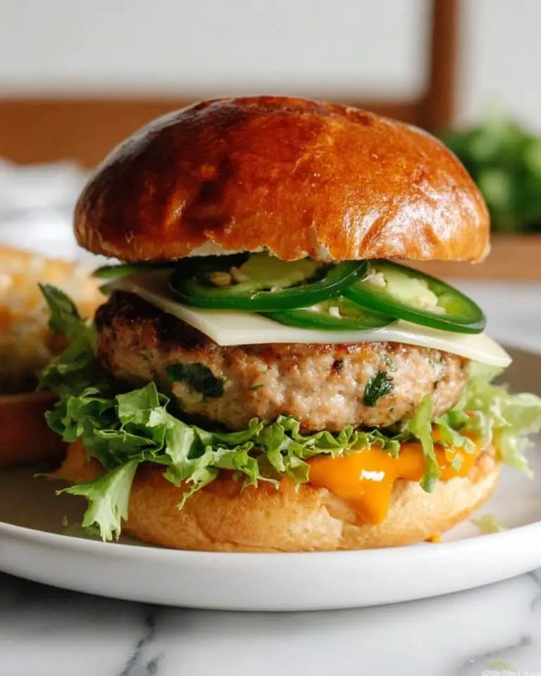Jalapeño Pepper Jack Turkey Burgers Recipe