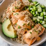Sesame Crusted Salmon Bowl Recipe